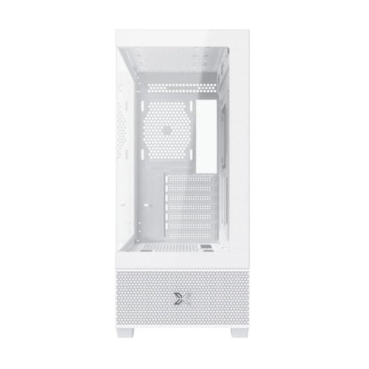PC-Gehäuse Xigmatek Alphard Arctic Midi Tower Weiß ARGB-Glas Gaming