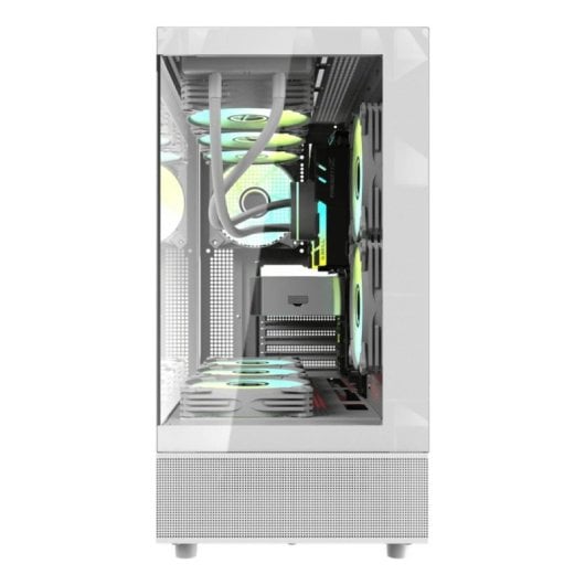 Caixa torre Darkflash DPX90 WHITE vidro temperado ARGB ATX/ITX