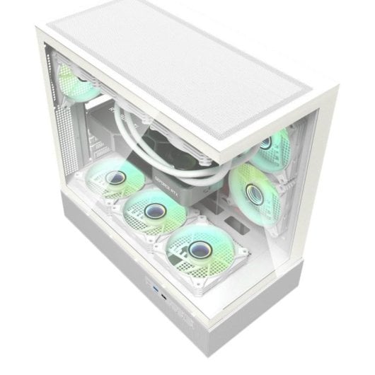 Caixa torre Darkflash DPX90 WHITE vidro temperado ARGB ATX/ITX