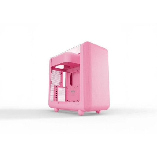 PC-Gehäuse Hyte X50 TG Strawberry Milk ATX/Mid-Tower Glas rosa Mesh