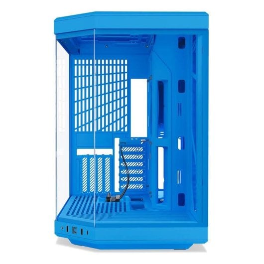 PC-Gehäuse Hyte Y70 Blau Midi Tower Glas 4 GPU-Slots ATX EATX ITX