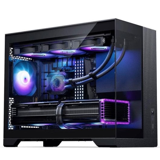 Caja PC Phanteks XT V3 Negra Minitorre Cristal Templado Acuario 3 Ventiladores DRGB Inversos