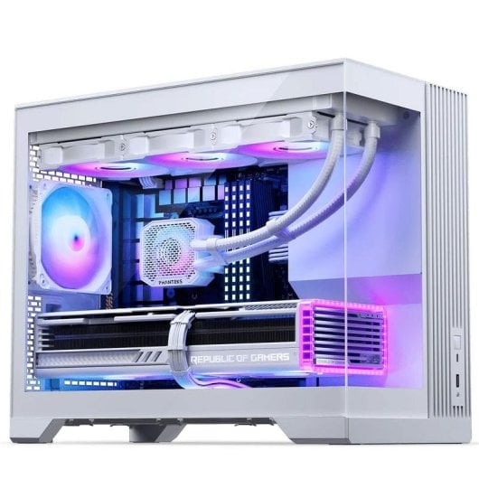 Caixa PC Phanteks PH-XT325V_DWT01 mini torre vidro branco 3 ventoinhas