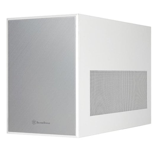 Boîtier PC SilverStone SST-SG17W blanc Micro-ATX compact pour gaming