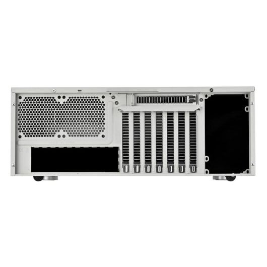 PC-Gehäuse SilverStone SST-FLP01W Desktop ATX USB-C Weiß Retro-Design