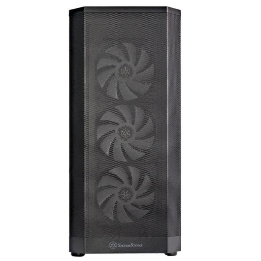 PC-Gehäuse SilverStone FARA 514X Midi Tower Glasfenster ARGB Schwarz Gaming