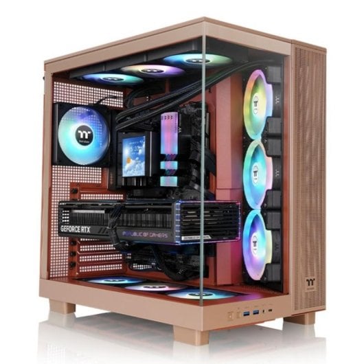 PC-Gehäuse Thermaltake View 380 XL TG ARGB Sand tempered glass ARGB Gaming