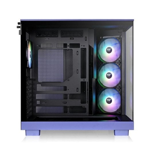 PC-Gehäuse Thermaltake CA-11E-00MNWN-00 View 380 XL TG ARGB Blau mit Glas und 4 ARGB-Lüftern
