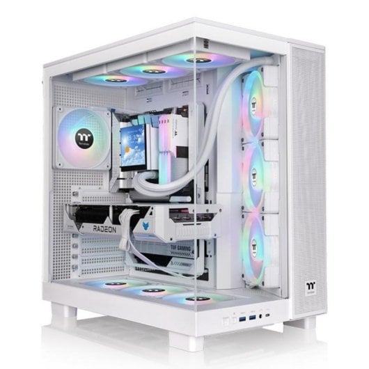 PC-Gehäuse Thermaltake View 380 XL TG ARGB Weiß Midi Tower Glas RGB