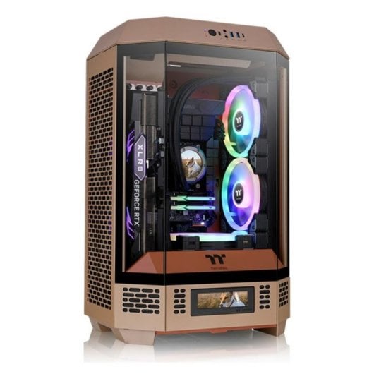 PC-Gehäuse Thermaltake The Tower 300 Gravel Sand Micro Tower Tempered Glass
