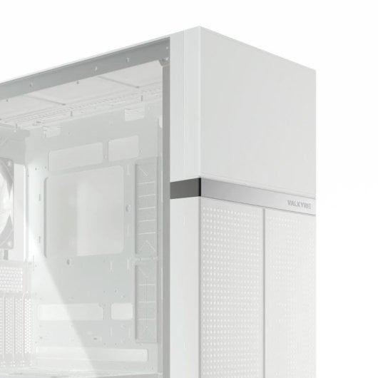 PC-Gehäuse Valkyrie VK02 Lite White Midi Tower Tempered Glass USB-C Weiß