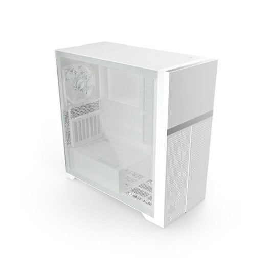 PC-Gehäuse Valkyrie VK02 Lite White Midi Tower Tempered Glass USB-C Weiß