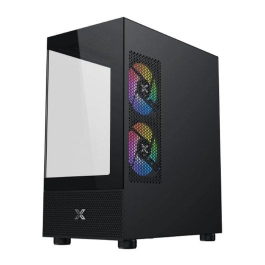 PC-Gehäuse Xigmatek Alphard M EN44526 Schwarz Glasfenster ARGB 4x 120 mm