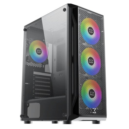 PC Gehäuse Xigmatek 81187 Gaming ATX ARGB 4x120 mm Glasfenster