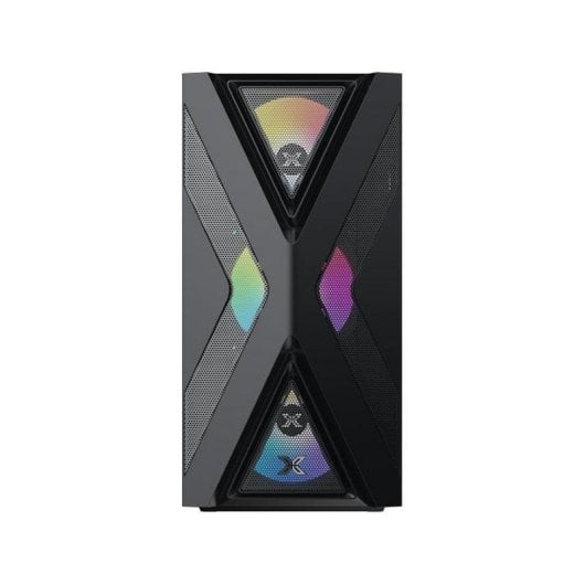 PC-Gehäuse Xigmatek Hyperion Black EN46827 Mid Tower Glasfenster ATX Mesh