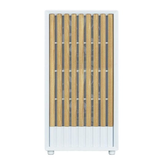 PC-Gehäuse Zalman P10 NAMU WHITE Midi Tower Glas Holzfront ATX/Micro ATX