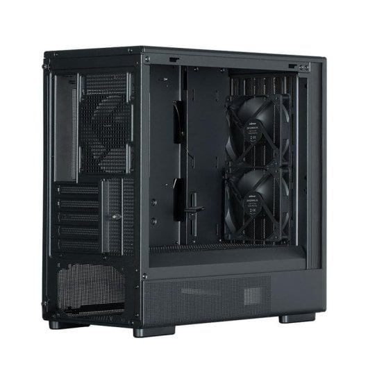 PC-Gehäuse Zalman P10 NAMU Black Mini Tower Glaspanel Holzfront