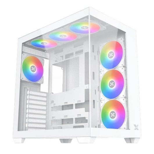 PC-Gehäuse Xigmatek EN45837 Aqua V Air Weiß Glas ARGB Grand Tower