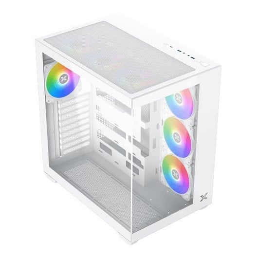 PC-Gehäuse Xigmatek EN45837 Aqua V Air Weiß Glas ARGB Grand Tower