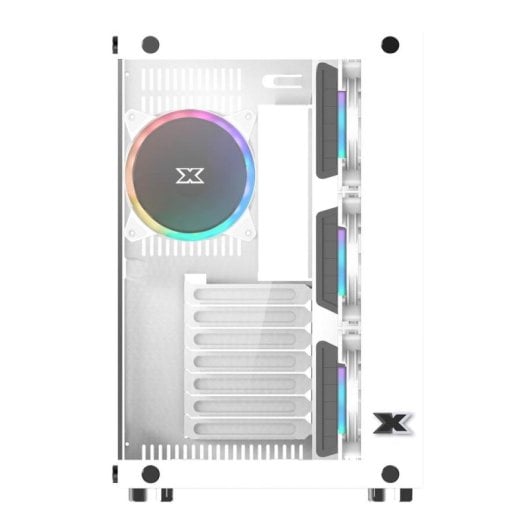 Boîtier PC Xigmatek Aquarius Plus ARGB Blanc Fenêtres Verre Trempé ATX/Micro-ATX/Mini-ITX 7 Ventilateurs ARGB Inclus