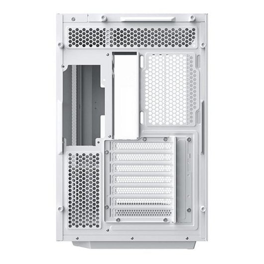 Gehäuse Xigmatek Cubi II EN45493 Weiß ARGB Glas-Seiten, 7 Lüfter ATX/Micro ATX