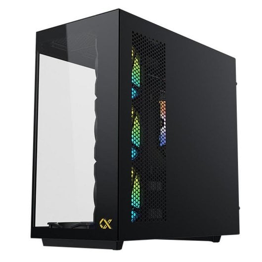 PC-Gehäuse Xigmatek Cubi II EN45486 Schwarz ARGB Glas Seitenfenster