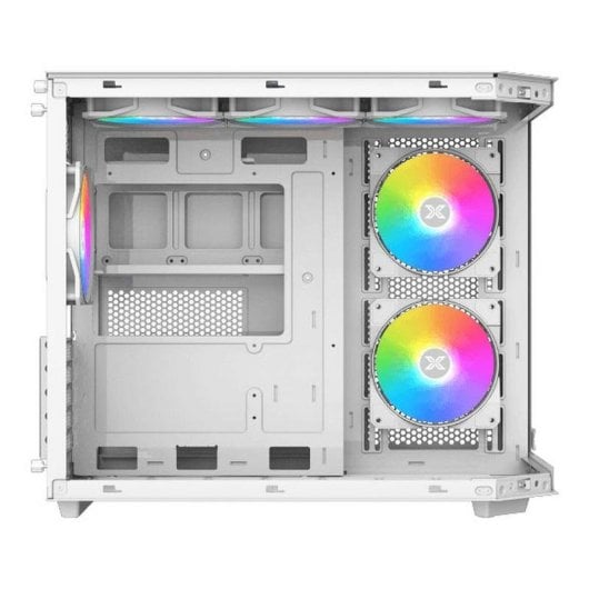 PC-Gehäuse Xigmatek Cubi M EN42805 Weiß Glas ARGB Mini Tower