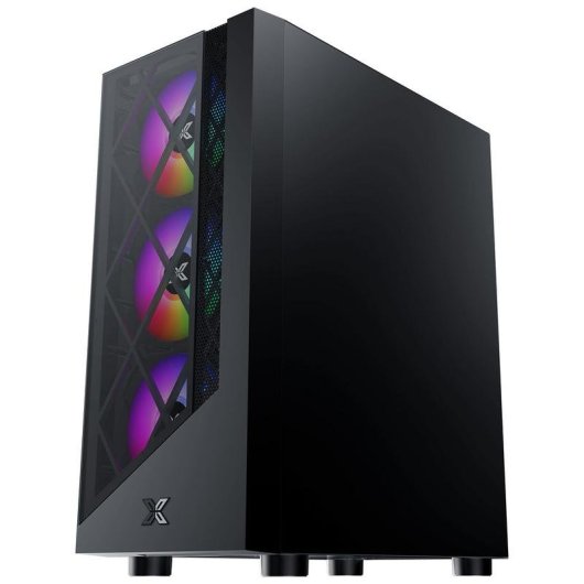 Boîtier PC Xigmatek DUKE EN49158 Moyen Tour Verre Trempé Noir ATX