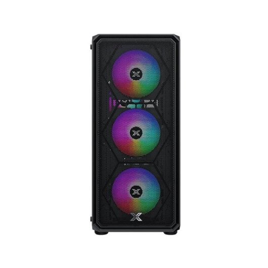 Case ATX Xigmatek Duo X EN45134 Vetro Temperato RGB Torre Media Nero