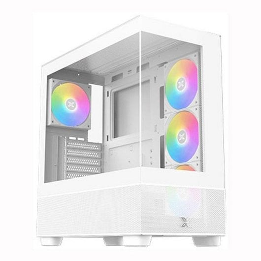 Boîtier Xigmatek EN41839 Endorfina Aire Ártico V2 Blanc ARGB verre trempé