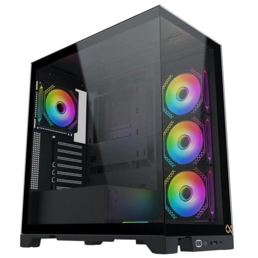 PC-Gehäuse Xigmatek Endorphin Ultra Schwarz ATX/mATX/mini-ITX ARGB Glas