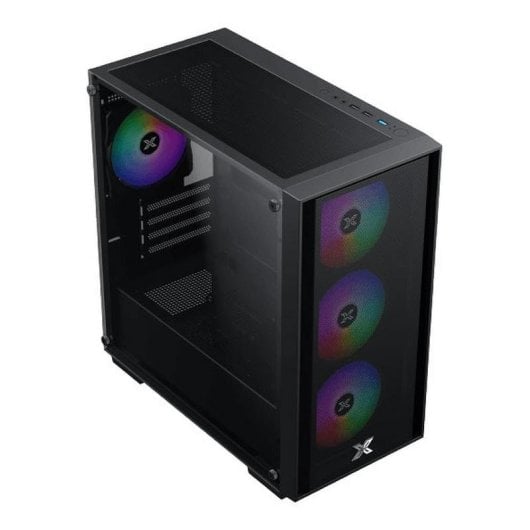 PC-Gehäuse Xigmatek NYX Air II Tempered Glass RGB 4x120mm mATX Mini-ITX Schwarz