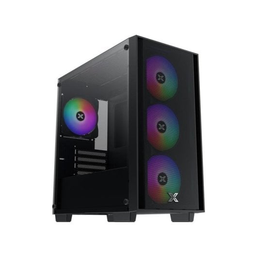 PC-Gehäuse Xigmatek NYX Air II Tempered Glass RGB 4x120mm mATX Mini-ITX Schwarz