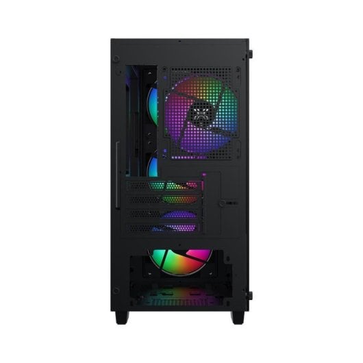 PC-Gehäuse Xigmatek NYX Air II Tempered Glass RGB 4x120mm mATX Mini-ITX Schwarz