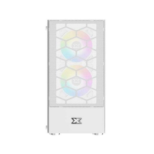 PC-Gehäuse Xigmatek EN47772 Oreo Arctic Weiß Glasfenster FRGB Mini Tower