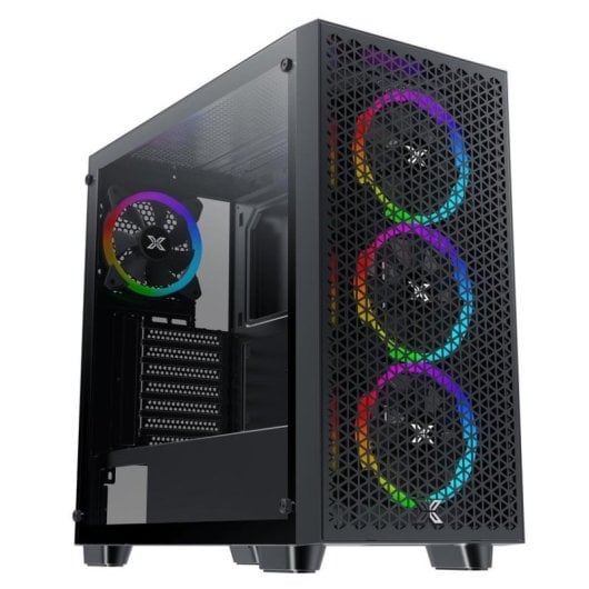 PC-Gehäuse Xigmatek EN42522 Gaming G Pro Schwarz ARGB, 4 Lüfter, Glasfenster
