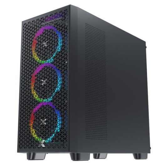PC-Gehäuse Xigmatek EN42522 Gaming G Pro Schwarz ARGB, 4 Lüfter, Glasfenster