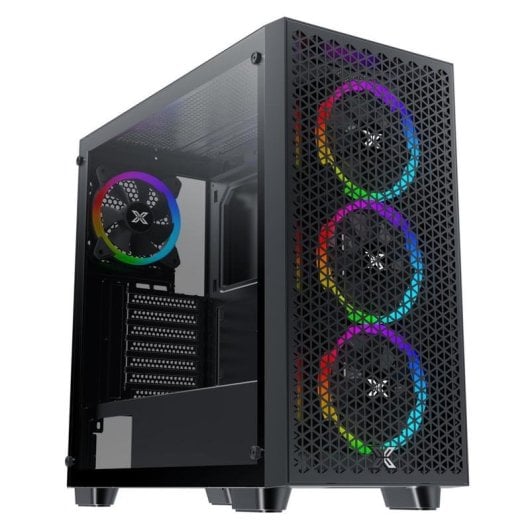PC-Gehäuse Xigmatek EN42522 Gaming G Pro Schwarz ARGB, 4 Lüfter, Glasfenster