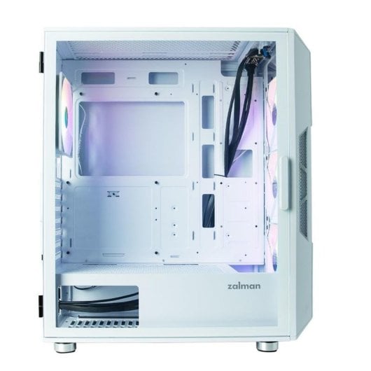Boîtier Zalman I3 NEO WHITE Blanc Midi Tower Fenêtre Verre Trempé RGB