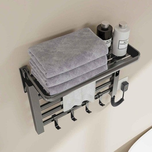 Toallero Eléctrico YOEVU 100W Estante Wifi LCD Control por Voz