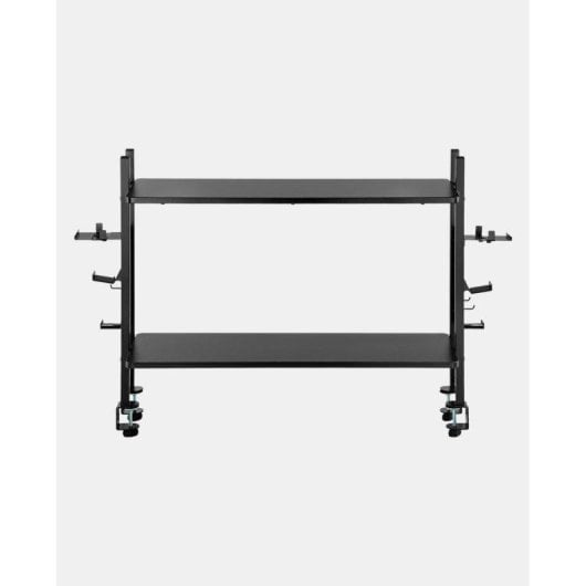 Mesa Gaming Drift 113 cm Fibra de carbono Pack Shelvy Accesorios XL