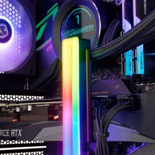 Soporte para tarjeta gráfica NOX Hummer H-VGA ARGB base magnética iluminación ARGB