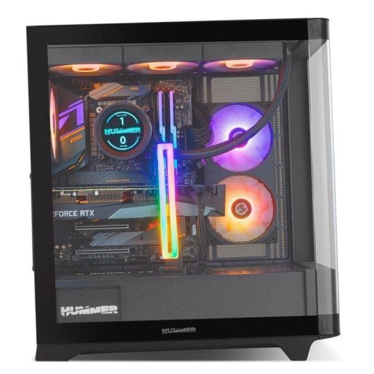 Soporte para tarjeta gráfica NOX Hummer H-VGA ARGB base magnética iluminación ARGB