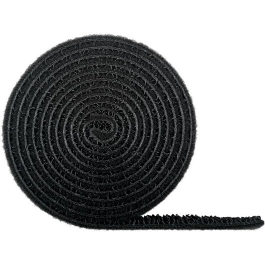 Organizador de cables Goobay 70360 Negro 1 m para suelo con autoadhesivo