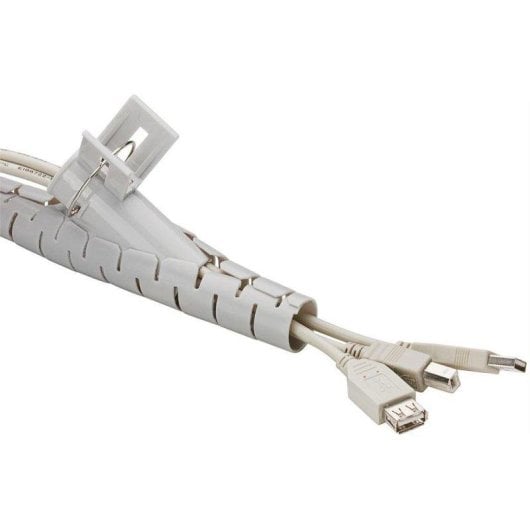 Funda organizadora para cabos Genérica 2,5 m 20 mm Cinza Plástico RoHS