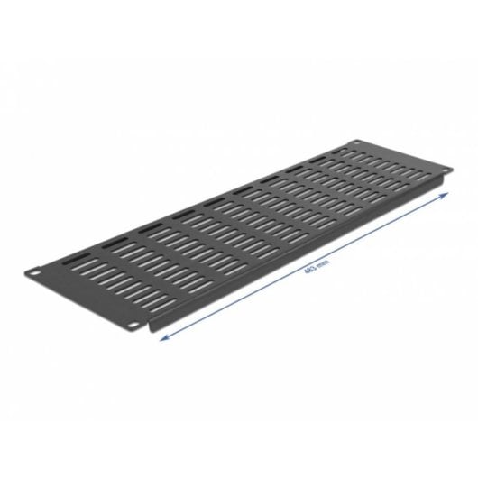 Pannello rack DeLock 66681 19" 3U ventilato metallo nero