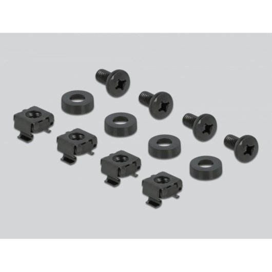 Pannello rack DeLock 66679 19" 1U metallo nero ventilato