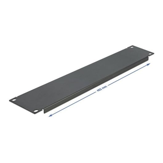 Copertura rack DeLock 66290 2U 19" metallo nera kit montaggio