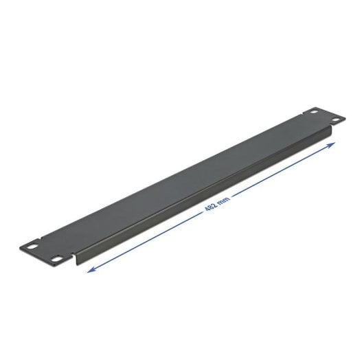 Copertura rack DeLock 66289 1U metallo nero montaggio facile
