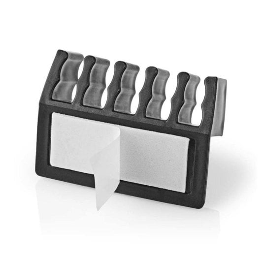 Organisateur de câbles Nedis CMGC21052BK 5 trous 7,1 mm Noir lot de 2